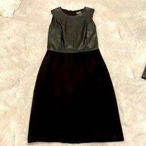Banana Republic Dress with Faux Leather on Top